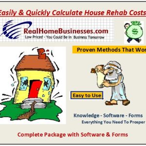 House ReHab Cost Estimator