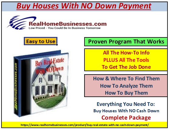 No Down Real Estate